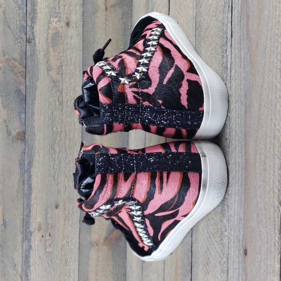 Vintage Havana Kings Distressed Studded High Tops - Picture 4 of 12